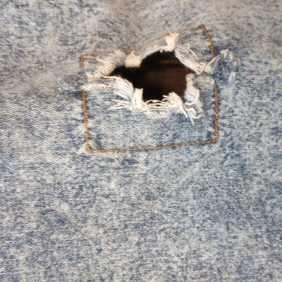 VTG Gitano Womens Jean Button Up Sz S Cotton Distressed Denim Jean Jacket Fall - Picture 3 of 7